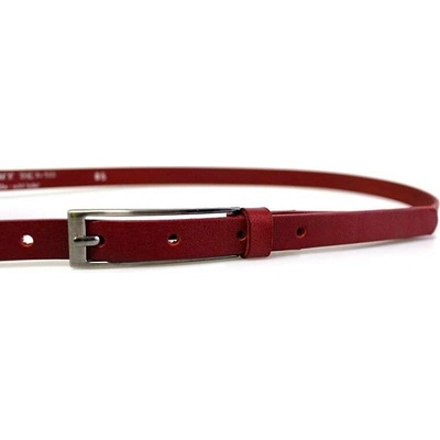 Penny Belts dámský kožený pásek 15-1-93 červený