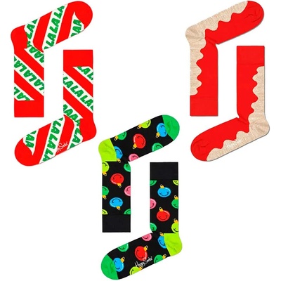 Чорапи Happy socks Time For Holiday long socks 3 pairs - Multicolor (Multicolor)