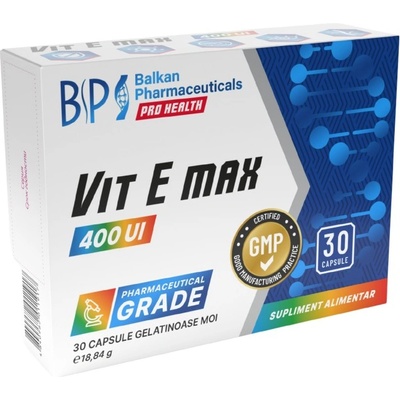 Balkan Pharmaceuticals Vit E Max 400 IU [30 капсули]