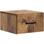 vidaXL Спален шкаф с монтаж на стена Старо дърво 34, 5 x 33 x 20 см (898611)