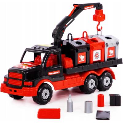 Polesie Nákladní auto 68507 černo-červené