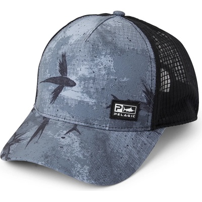 PELAGIC Шапка с козирка pelagic echo open seas performance trucker black
