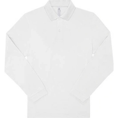 B&C Unisex polo triko PU425 White