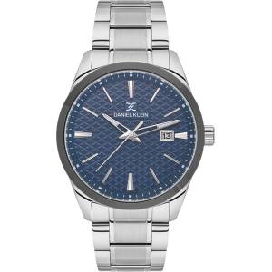 Daniel Klein DK. 1.13806-4 - Мъжки часовник, Premium, Кварцов, 42mm, 5 ATM, Син Часовници