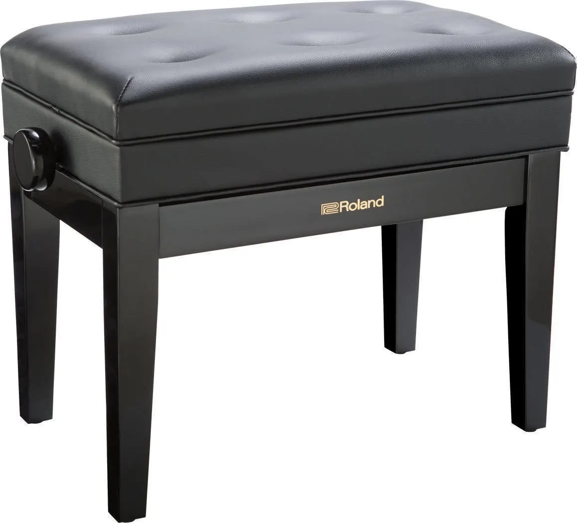 Roland RPB-400 Дървена табуретка за пиано Polished Ebony (RPB-400PE)
