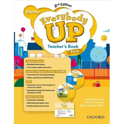 Everybody Up Second Ed. Starter Teacher's Book Pack with DVD Online Practice and Teacher's Resource Center CD-ROM