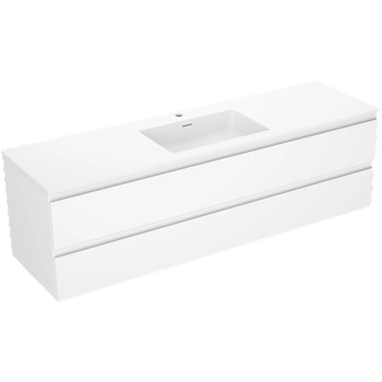 Mexen Orio шкаф за баня 160 см с мивка Otis, 2 чекмеджета, бял мат - 91A10-16047-2-BFF01-W18M01 (91A10-16047-2-BFF01-W18M01)