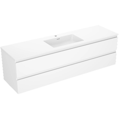 Mexen Orio шкаф за баня 160 см с мивка Otis, 2 чекмеджета, бял мат - 91A10-16047-2-BFF01-W18M01 (91A10-16047-2-BFF01-W18M01)