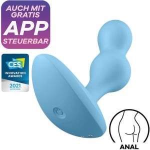 Satisfyer Deep Diver - анален вибратор с управление чрез приложение (син)