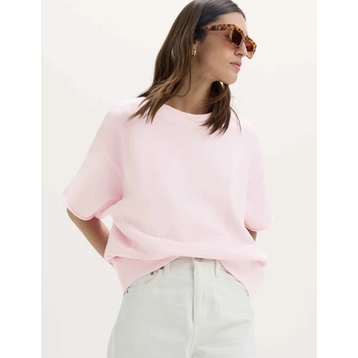 Marks & Spencer Боядисан суитшърт от чист памук Marks & Spencer розова Marks & Spencer | Rozov | ЖЕНИ | XL