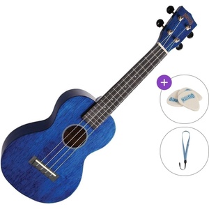 Mahalo MH2-TBU Basic SET Trans Blue Концертно укулеле (MH2-TBU-BASIC-SET)