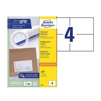 Avery Zweckform ETHYK. ZF 6133 A5 105X74MM LABEL - 6133