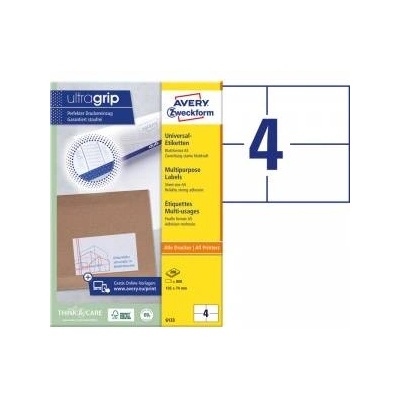 Avery Zweckform ETHYK. ZF 6133 A5 105X74MM LABEL - 6133