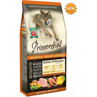 Primordial Grain Free Adult Weight Control Turkey & Salmon 12 kg