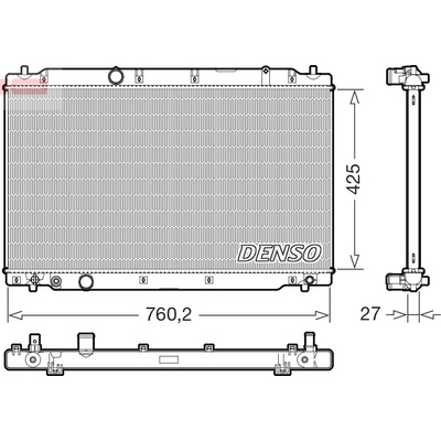 Chladič motora DENSO DRM40109