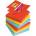 Post-it 3M Post-it® Super Sticky Z-Notes, PLAYFUL, 76x76mm, 6x90 cards
