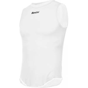 Santini Мъжко горнище Santini Lieve Sleveless Baselayer Synthetic base layer - Bianco - размер XS/S (014-1750-0111)