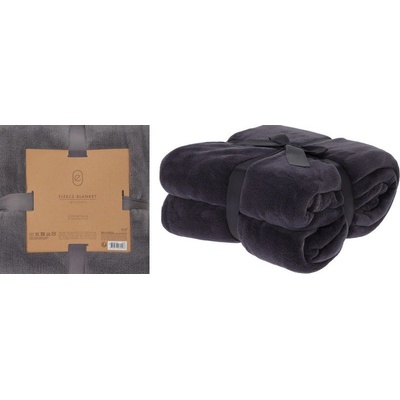 Homestyling Deka fleece Essentials antracit 180x230