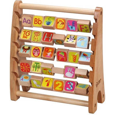 Classic World Азбучно сметало - дървена играчка за деца (3539)
