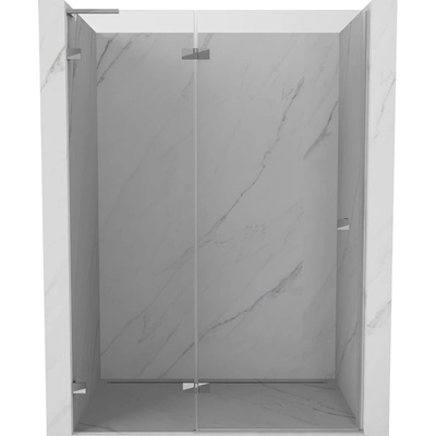 Mexen Lunar L лява душ кабина с врати 135 см, прозрачна, хром - 834L-135-000-01-00-L (834L-135-000-01-00-L)