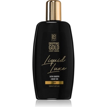 Dripping Gold Luxury Tanning Liquid Luxe автобронзираща вода за тяло Dark 150ml