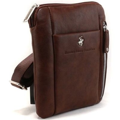 Beverly Hills Polo Club taška Crossbody BHPC BH-8451-25 2 L hnědá