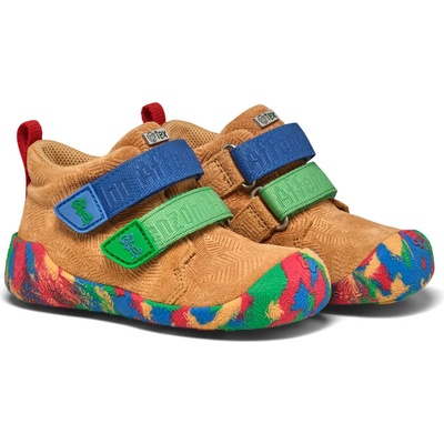 Affenzahn Детски обувки barefoot Affenzahn Kid's Lauflerner Übergangsschuh Leder Talky Barefoot shoes - Beige - размер 19 (EU) (702-4542-0111)