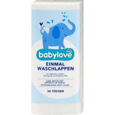 Babylove jednorázové ubrousky 30 ks