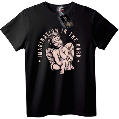 NOONEBRAND Тениска Въображение в Мрака - 2XL, Black