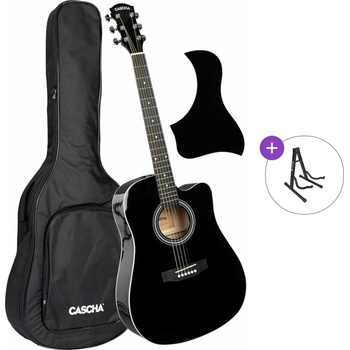 Cascha CGA100BK Basic SET Black Акустична китара