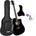 Cascha CGA100BK Basic SET Black Акустична китара