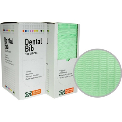 Dental BIB stomatologické ubrousky/bryndáky bílá 33 x 45 cm 125 ks