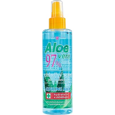 VivaPharm Aloe Vera 97% охлаждащ спрей след слънчева баня 200 мл