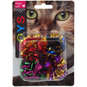 Magic Cat Играчка Magic Cat топка с ресни блестяща 3, 75см 4бр (453-30035)