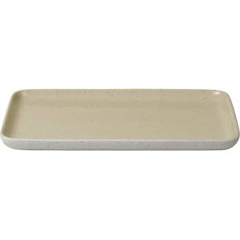 blomus Правоъгълна чиния SABLO, L размер - цвят екрю-бежово (Savannah)BLOMUS Комплект от 2 бр чаши SABLO, 150 мл - цвят екрю-бежово (Savannah) (BLOMUS 64338)