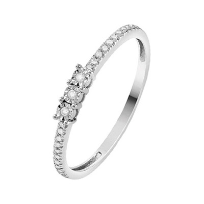 Bliss Златен дамски пръстен с диаманти Bliss 20104749 (20104749)