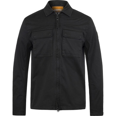 Arctic army Риза с дълъг ръкав ARCTIC ARMY Men's Narvik Long Sleeve 2 Pocket Overshirt - Black
