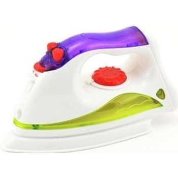 Teddies Žehlička plast 19cm na baterie se zvukem a se světlem v krabici