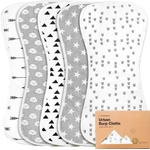 KeaBabies Комплект кърпи за оригване KeaBabies - Органичен памук, 5 броя (KB020-001) - ozone
