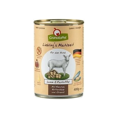 GranataPet Jehněčí s bramborami a fenyklem 400 g