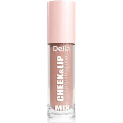 Delia Cosmetics Mix&Match Cheek & Lip Liquid Blush tekutá lícenka na pery a líca 01 4 ml