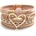HARAHU Гривна AG-38811 Heart - Бежовa / Златнa / Тип2 KP38811