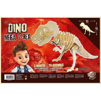 Buki France - Дървен 3D пъзел - Гигантски тиранозавър (BKD6M)
