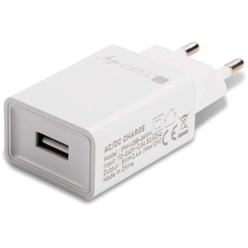 Image 1 of TECHLY IPW-USB-24WH зарядно за мобилни устройства Универсален Бяла Променлив ток (AC) На закрито (TLY_362817)