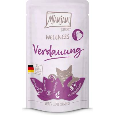 MjAMjAM Quetschie Wellness Trávení Kuře 12 x 125 g