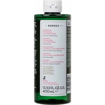 KORRES Cystine + Glycoproteins Anti Hair Loss Shampoo For Women 400 ml