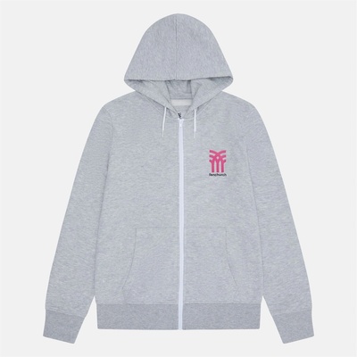 Fenchurch Men's Full-Zip Fleece Fabric - Grey Marl