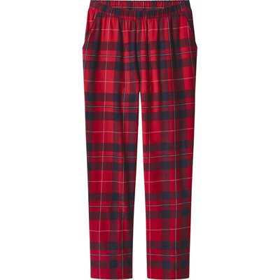 esmara Dámské flanelové kalhoty na spaní červené – Zboží Dáma