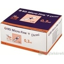 BD Micro Fine + Demi inzulin. striekačka U-100 30 G objem 0,3 ml 10 x 10 ks