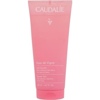 Caudalie Rose De Vigne нежен душ гел с аромат на рози 200 ml за жени